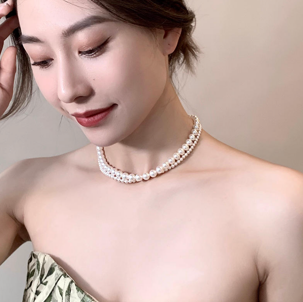 Vintage Shell Pearl Elegance – Timeless Statement Jewelry