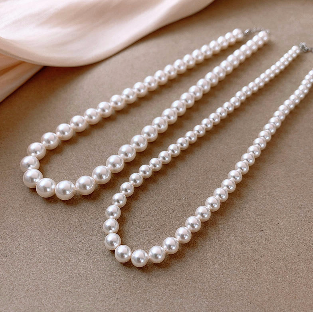 Vintage Shell Pearl Elegance – Timeless Statement Jewelry
