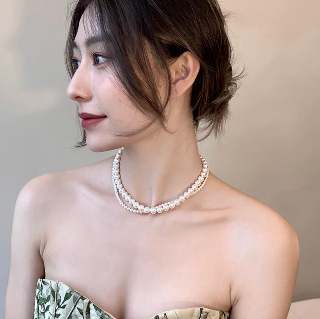 Vintage Shell Pearl Elegance – Timeless Statement Jewelry