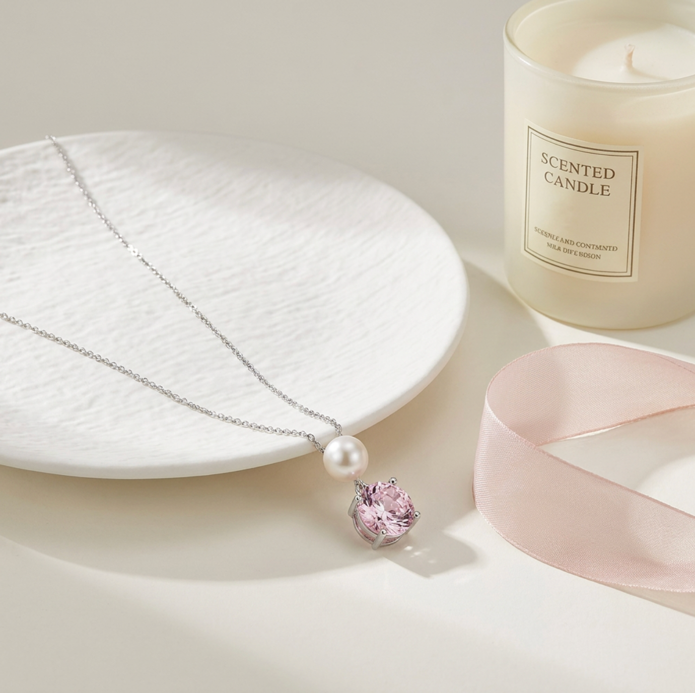 Dainty Pearl Drop Pendant Necklace – Elegant Everyday Jewelry