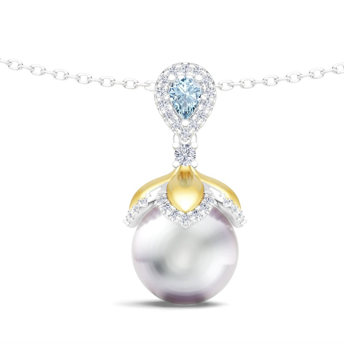 Blooming Elegance Flower Statement Necklace – High-End Floral Jewelry